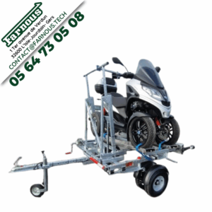 Remorque porte scooter 3 roues