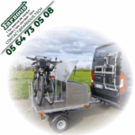 Remorque porte velo coffre farnous